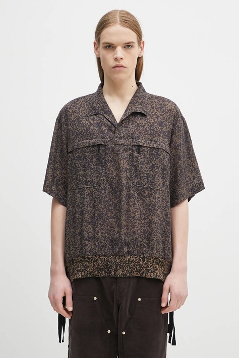 Shirt/blouse χρώμα: καφέ, UC1E4405