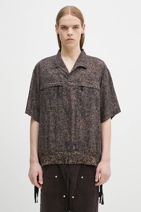 Undercover shirt Shirt/blouse brown color relaxed UC1E4405