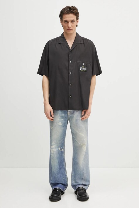Сорочка AMBUSH S/S Satin Shirt — фото 5