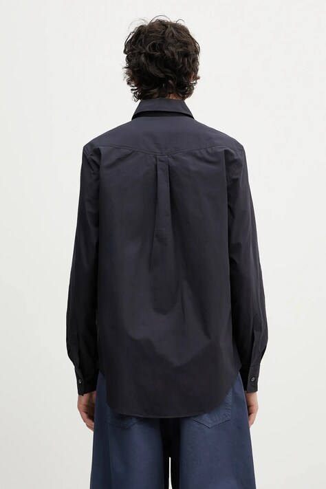 Бавовняна сорочка Paul Smith — SS25-KDM11T, темно-синій — фото 3