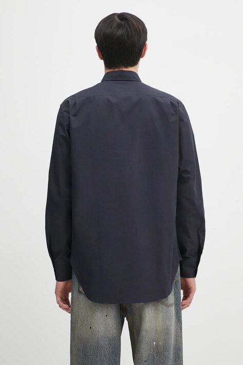 Бавовняна сорочка Paul Smith — SS25-KDM11W, темно-синій — фото 3