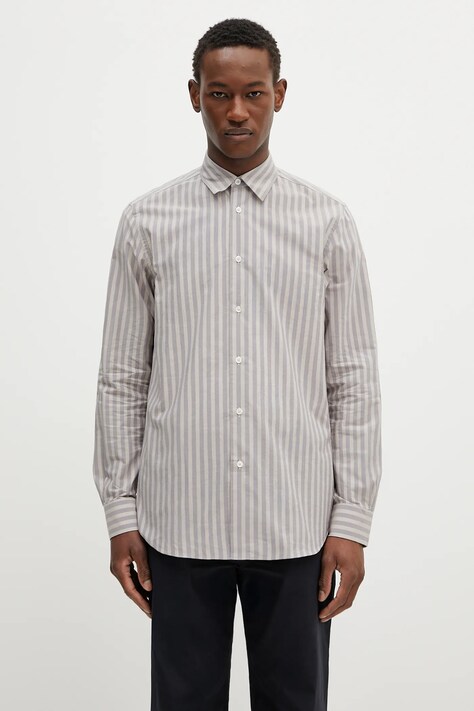 Paul Smith cămașă din bumbac culoarea bej, cu guler clasic, regular, M1R-901U-P02635
