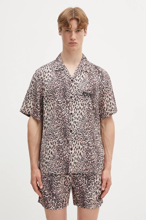 KSUBI camicia kingdom resort uomo colore marrone MSP25SH011