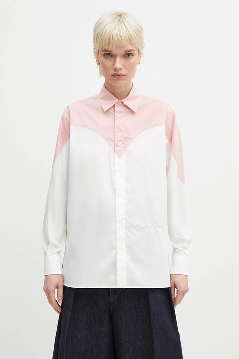 Бавовняна сорочка Fiorucci Embroidered Heart Relaxed Fit — фото 2