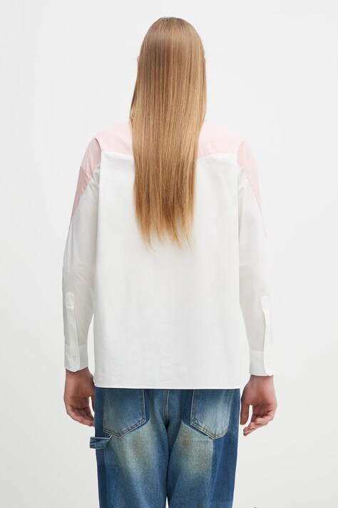 Бавовняна сорочка Fiorucci Embroidered Heart Relaxed Fit — фото 5