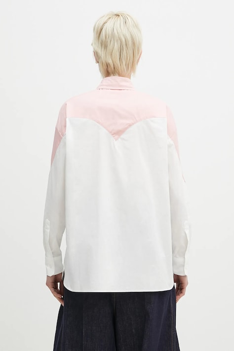 Бавовняна сорочка Fiorucci Embroidered Heart Relaxed Fit — фото 6