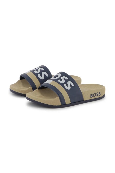 Detské šľapky BOSS béžová farba, J51649