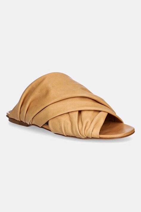 Forte Forte slapi de piele femei, culoarea maro, 13700 F47A 0016