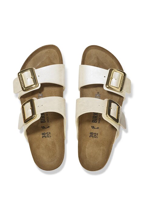 Шльопанці Birkenstock Sydney Graceful Cushion Buckle — SS25-KLD03C, білий — фото 3