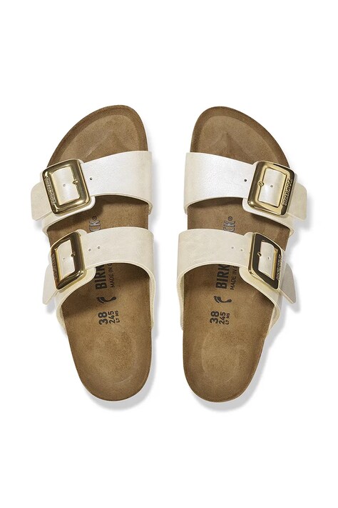 Шльопанці Birkenstock Sydney Graceful Cushion Buckle — SS25-KLD03D, білий — фото 5