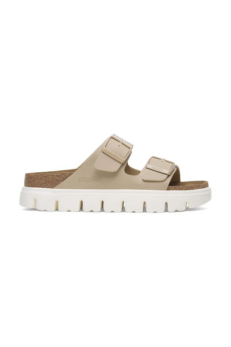 Birkenstock papuci Arizona Chunky Birkenstock x Papillio femei, culoarea bej, cu platforma, 1029094
