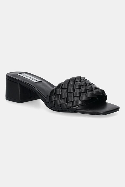 Steve Madden papuci Cellie femei, culoarea negru, cu toc drept, SM11003805