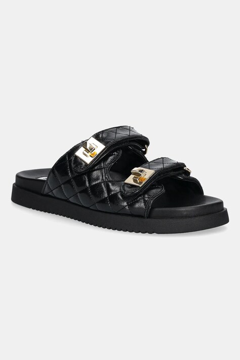 Steve Madden papuci de piele Schmona-CN culoarea negru, SM11003714