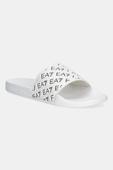 EA7 Emporio Armani papuci culoarea alb, AF15125.7X000109