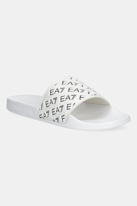 EA7 Emporio Armani klapki damskie kolor biały AF15125.7X000109
