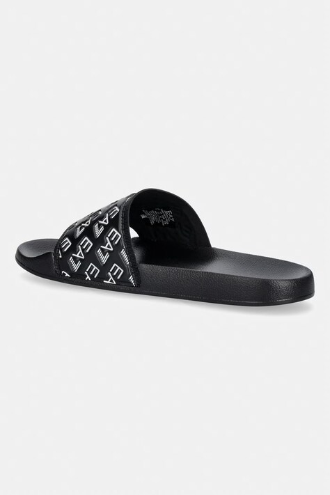 EA7 Emporio Armani шльопанці жіночі — SS25-KLD07F, чорний — фото 3