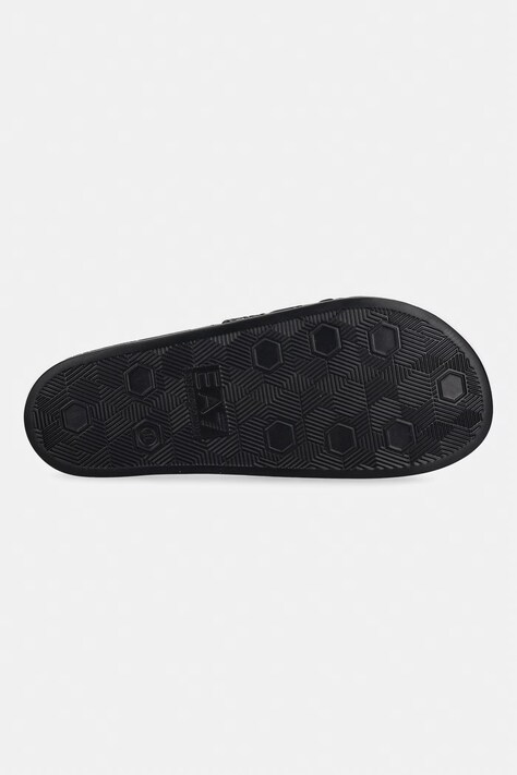 EA7 Emporio Armani шльопанці жіночі — SS25-KLD07F, чорний — фото 5