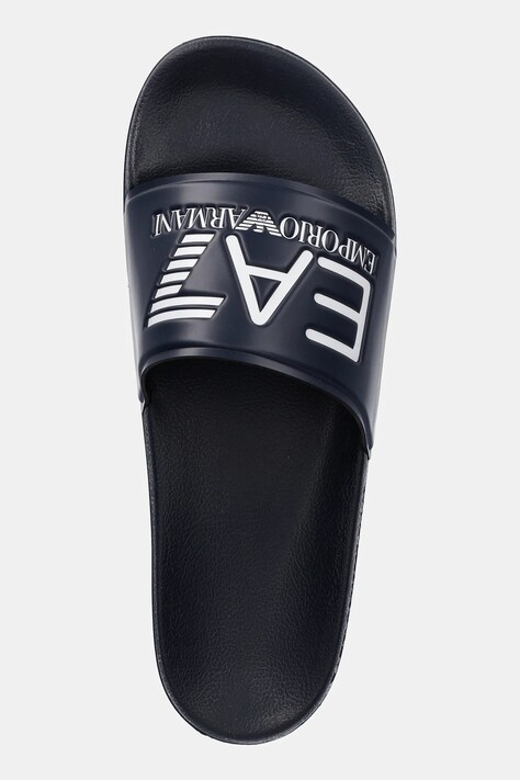 EA7 Emporio Armani шльопанці для басейну жіночі — SS25-KLD07G, темно-синій — фото 4