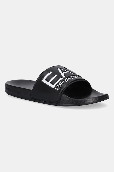 Šľapky EA7 Emporio Armani dámske, čierna farba, AF15118.7X000108