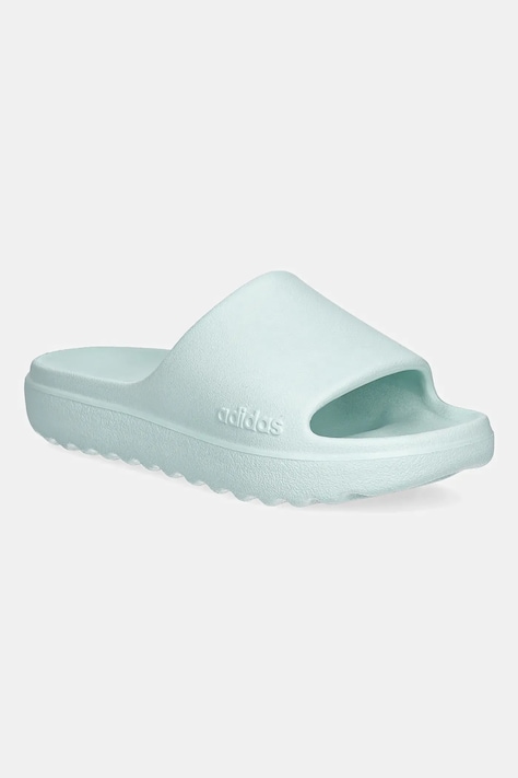 Pantofle adidas dámské, tyrkysová barva, JQ7461