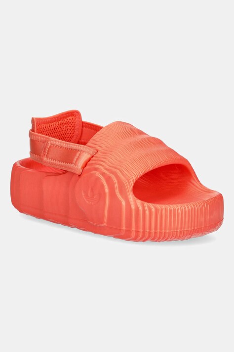 adidas Originals klapki Adilette 22 Xlg W damskie kolor pomarańczowy na platformie JH9700