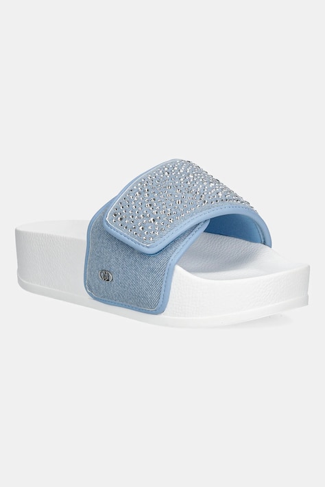 Liu Jo papuci MYKONOS 04 culoarea alb, cu platforma, BA5099TX47400737