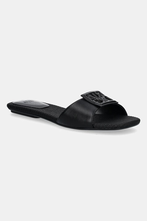 Armani Exchange papuci femei, culoarea negru, XDP055 XV921 00002