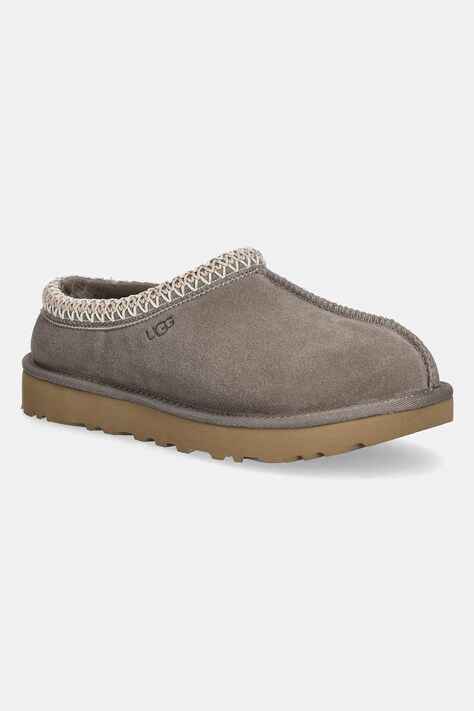Semišové papuče UGG Tasman hnědá barva, 5955-SKP