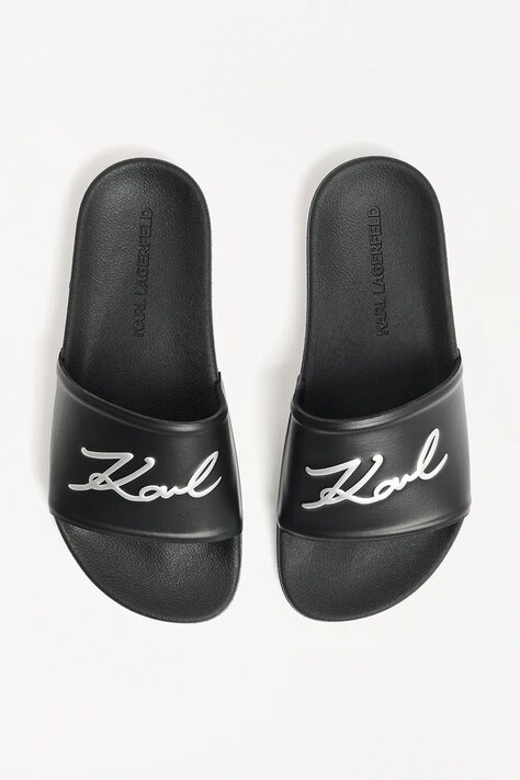Шльопанці Karl Lagerfeld KONDO 2.0 — SS25-KLD0C3, чорний — фото 4
