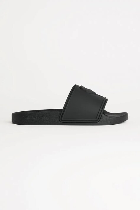 Karl Lagerfeld papuci KONDO 2.0 culoarea negru, KL80919M