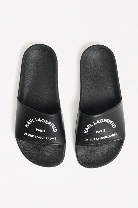 Шльопанці Karl Lagerfeld KONDO 2.0 — SS25-KLD0D0, чорний — фото 4