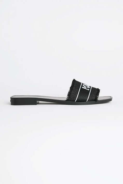 Karl Lagerfeld papuci SKOOT II femei, culoarea negru, KL80411