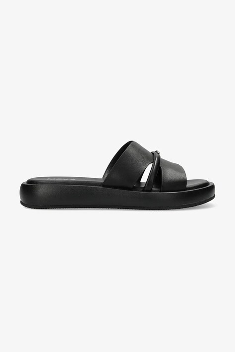 Pantofle Mexx LOTUS II PACHA dámské, černá barva, na platformě, MI001602251W