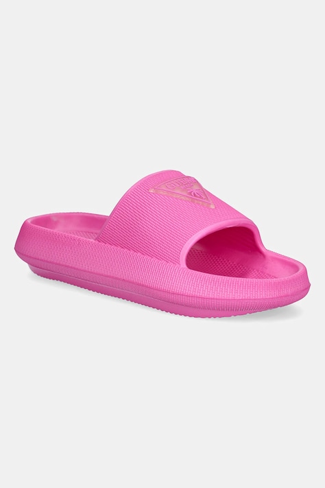 Guess papucs RUBBER SLIPPERS rózsaszín, női, E4GZ27 WG5X0