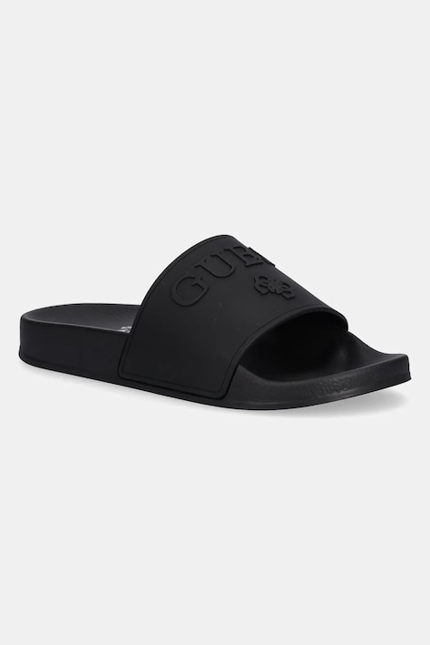 Guess ciabatte slide SLIPPERS donna colore nero E5GZ07 BB00F