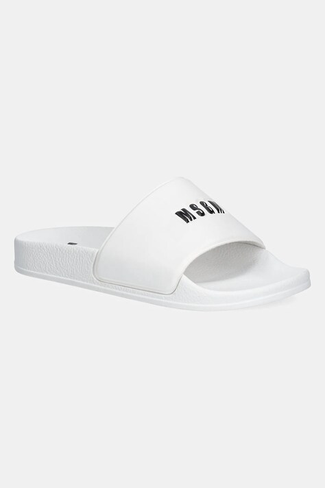 Шлепанцы MSGM женские цвет белый 3841MDS208