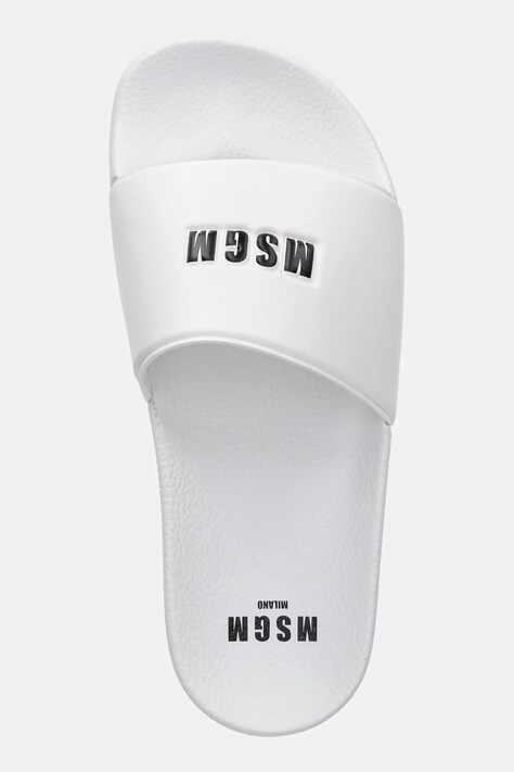 Шльопанці MSGM — SS25-KLD0IO, білий — фото 4
