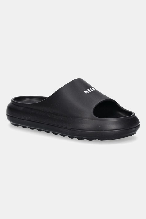 MSGM papuci femei, culoarea negru, cu platforma, 3841MDS206