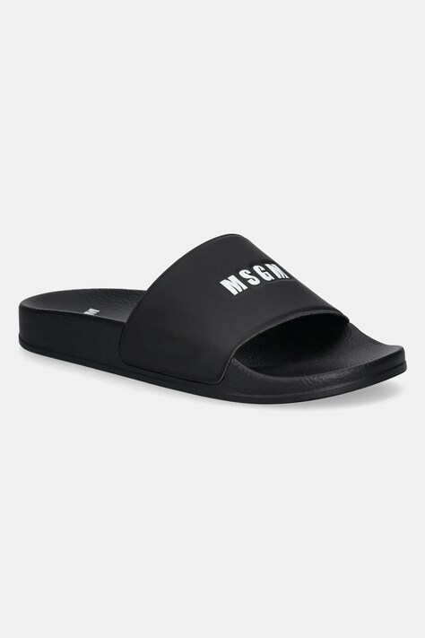 MSGM papuci femei, culoarea negru, 3841MDS208