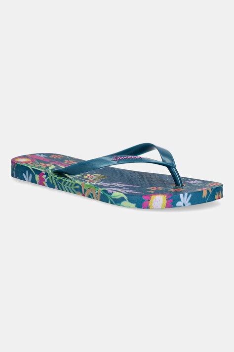 Ipanema șlapi VERAO TROPIC culoarea verde, cu toc plat, 27197-BB266