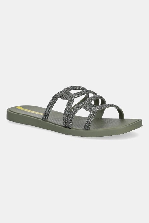 Ipanema papuci SOLAR GLOW S femei, culoarea verde, 27286-BB954