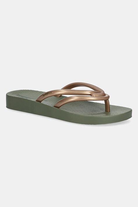 Žabky Ipanema COMFY FEM dámské, zelená barva, na plochém podpatku, 83519-BE880