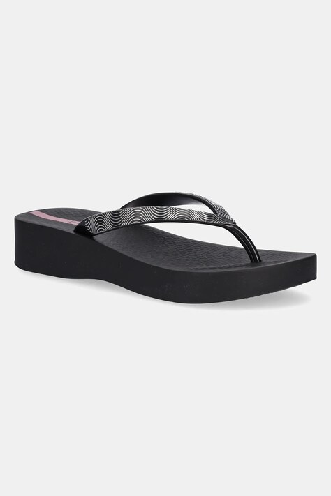 Ipanema șlapi MESH X PLAT culoarea negru, cu platforma, 83612-BB801