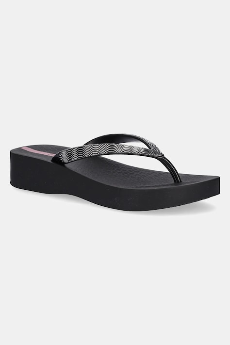 Šľapky Ipanema MESH X PLAT čierna farba, na platforme, 83612-BB801