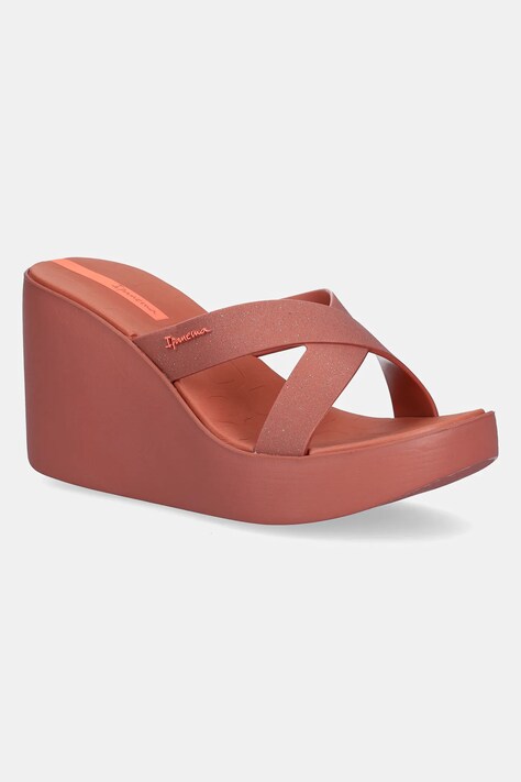 Ipanema papuci HIGH FASHION culoarea portocaliu, toc pana, 83646-BD678