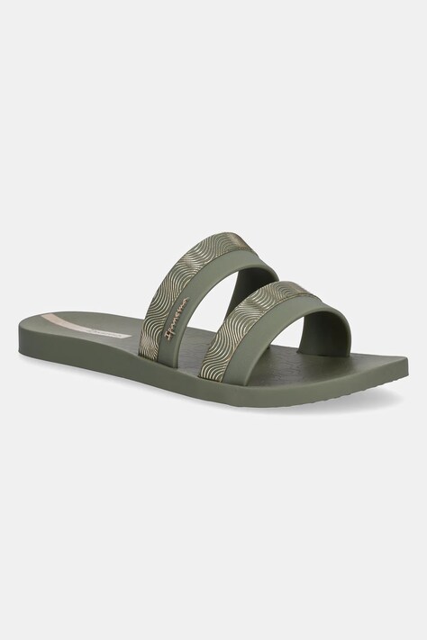 Ipanema klapki MESH SLIDE F damskie kolor zielony 83649-BB783