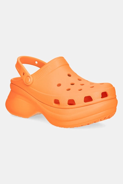 Pantofle Crocs Classic Bae Clog W dámské, oranžová barva, na platformě, 206302.85Q