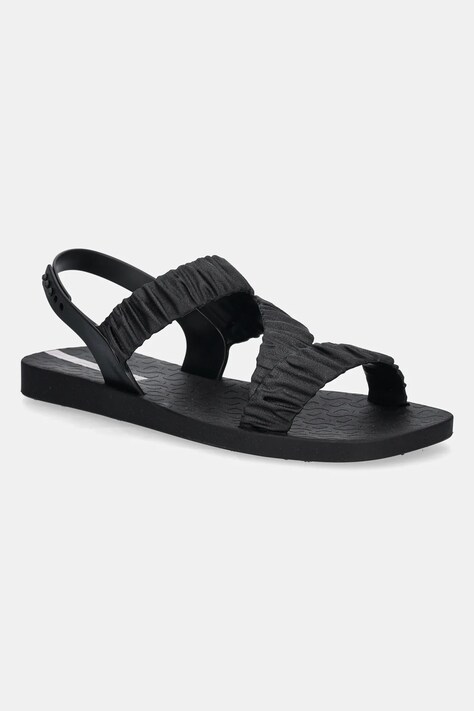 Sandále Ipanema GO FEVER FEM dámske, čierna farba, na plochom podpätku, 26896-AF060