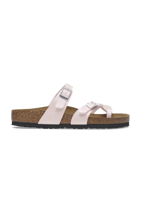 Natikači Birkenstock Mayari ženski, roza barva, 1029229