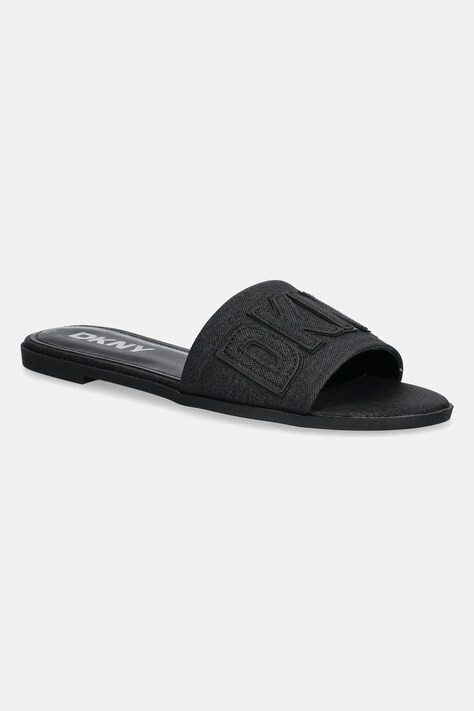 Pantofle Dkny Willow dámské, černá barva, K1500528